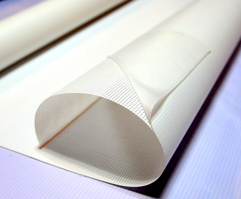 Rollo de material de banner de malla de revestimiento de PVC
