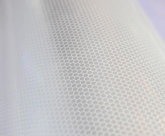 Materiales adhesivos de vinilo de nido de abeja reflectante blanco
